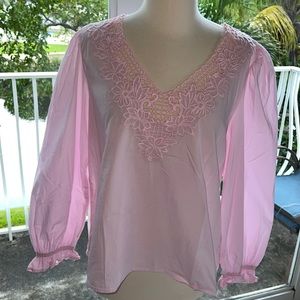 J crew lace top size M